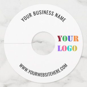 Logotipo de la empresa personalizado y etiqueta de