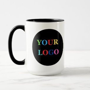 Logotipo de la empresa Taza de café personalizada 