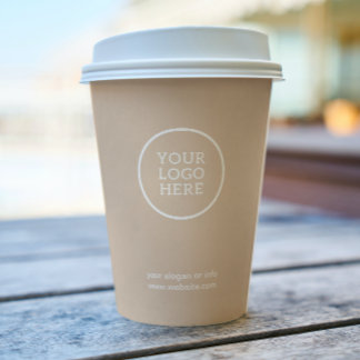 Logotipo de la empresa | Vasos de papel corporati
