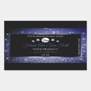 Logotipo de la etiqueta de producto del Purpurina 