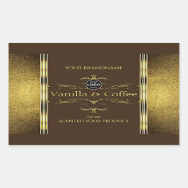 Logotipo de la etiqueta de producto Purpurina de c