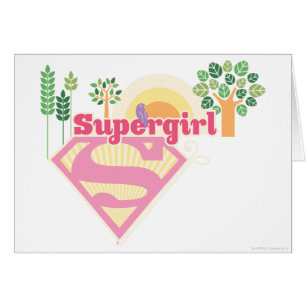Logotipo de la naturaleza de Supergirl