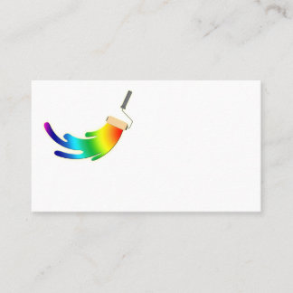 Logotipo de la tarjeta de visita Blank Painting