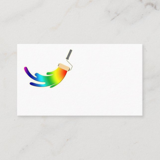 Logotipo de la tarjeta de visita Blank Painting (Anverso)