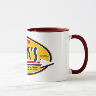 Logotipo de la taza de la gasolina de la "chispa"