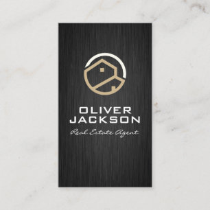 Logotipo de las casas modernas   Tarjeta de visita