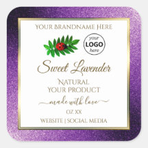 Logotipo de las etiquetas de producto blanco del P