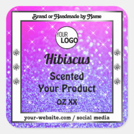 Logotipo de las etiquetas de producto del Purpurin