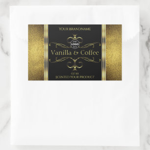 Logotipo de las etiquetas de productos de lujo Bla