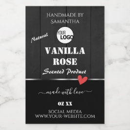 Logotipo de las etiquetas del embalaje de los prod