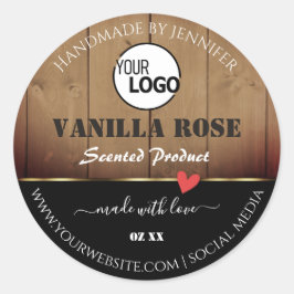 Logotipo de las etiquetas del producto de grano de