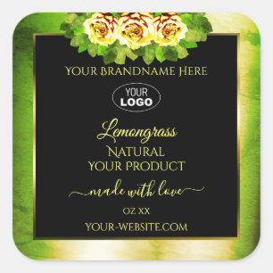 Logotipo de las etiquetas del producto Floral Gree