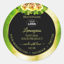 Logotipo de las etiquetas del producto Floral Gree