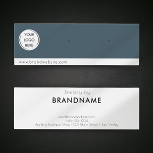 Logotipo de marca Personalizado con tarjeta de vis