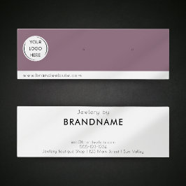 Logotipo de marca Personalizado con tarjeta de vis