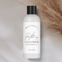 Logotipo de Moda mínima Etiqueta del frasco de sue