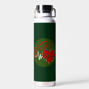 Logotipo de Navidad de Botella de Agua