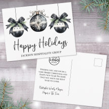 Logotipo de Navidad para Negocios Elegantes