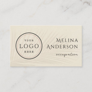 Logotipo de negocio Código QR Tarjeta de presentac