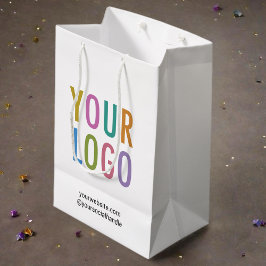 Logotipo de Negocio de Bolsas de Regalo de Papel P