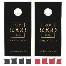 Logotipo de Negocio de Marca Negra de Empresa Pers