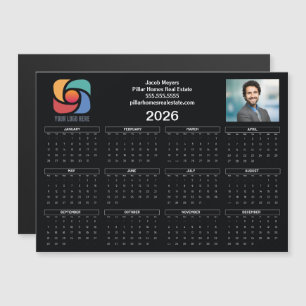 Logotipo de negocio personalizado 2026 Calendario 