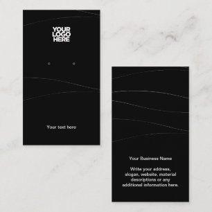 Logotipo de negocio Resumen de la tarjeta de visua