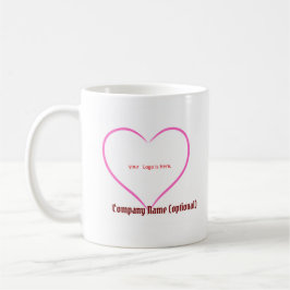 logotipo de negocios personalizado tazas de café -
