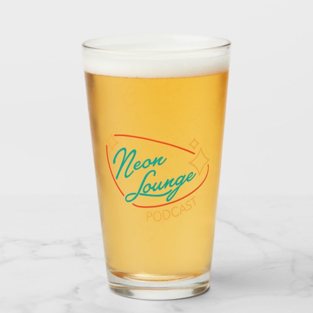Logotipo de Neon Lounge en Vidrio (Anverso (lleno))