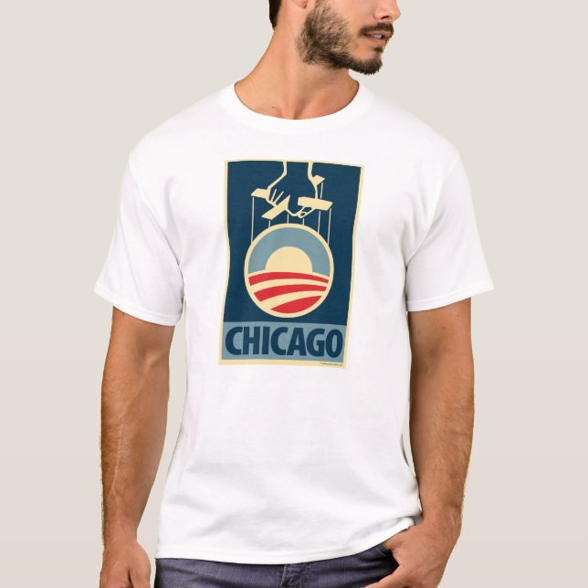 Logotipo de Obama - Chicago: Camiseta de OHP (Anverso)