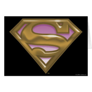 Logotipo de oro de Supergirl