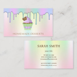 Logotipo de pastel Panadería Chef, linda tarjeta d