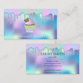 Logotipo de pastel Panadería Chef, linda tarjeta d