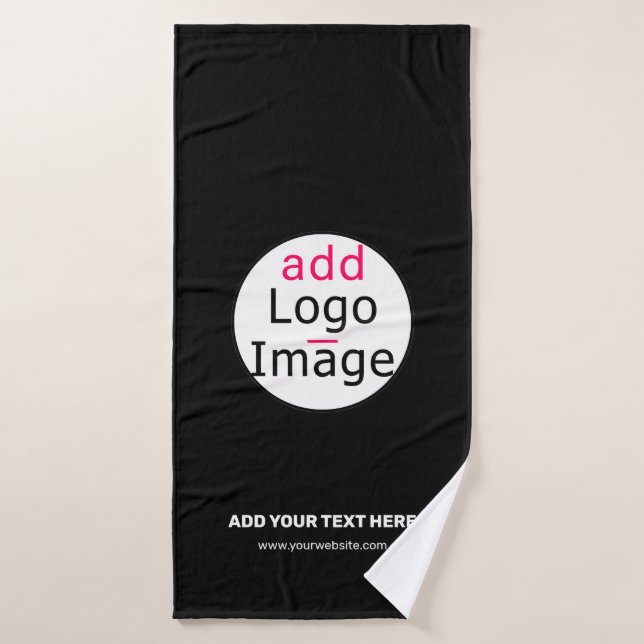 Logotipo de Personalizable de Moda comercial extra (Toalla de baño)