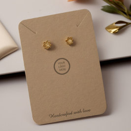 Logotipo de personalizable Kraft Tarjeta para la p