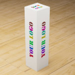 Logotipo de personalizado Caja de vinos Regalo pro<br><div class="desc">Colores personalizados - Su logotipo o su regalo personalizado promocional de fotografía/texto - Hacer único su propio diseño - Añadir su logotipo / imagen / texto / más - Redimensionar y mover o eliminar y añadir elementos / imágenes con la herramienta de personalización. Elige / añade tu fondo favorito /...</div>