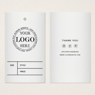 Logotipo de Personalizado de fondo gris borroso Pr