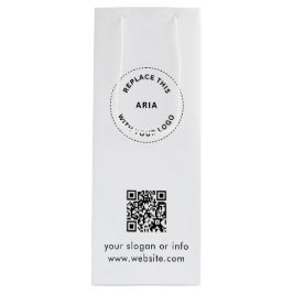 Logotipo de Personalizado Eco Kraft y bolsa de reg