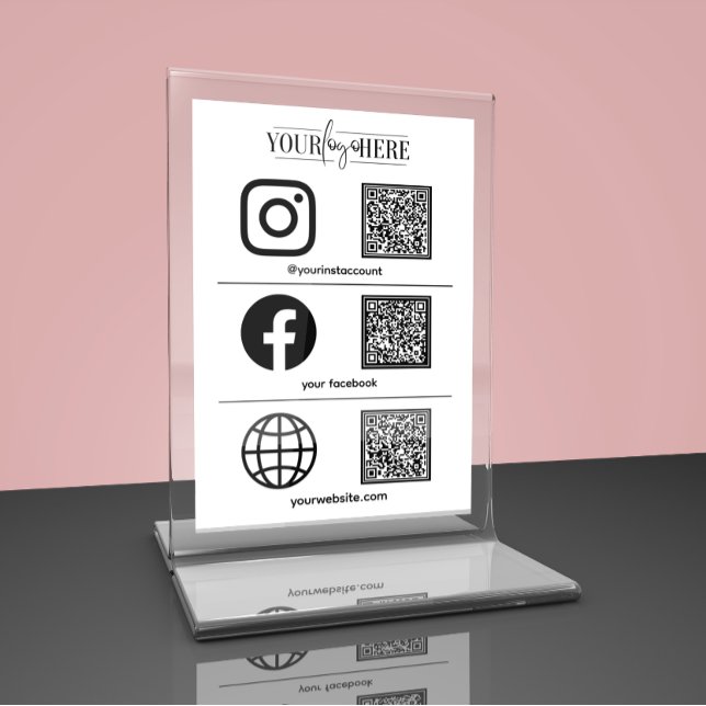 Logotipo de personalizado Empresa Tarjeta de mesa  (Subido por el creador)