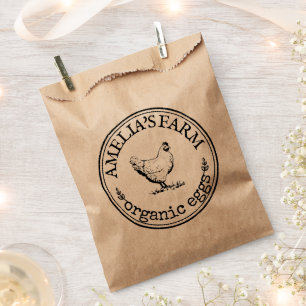 Logotipo de personalizado Farmhouse Hen Bolsas de