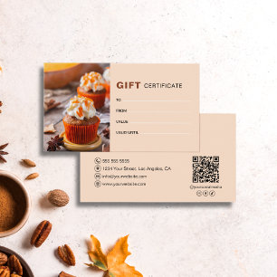 Logotipo de personalizado Foto Caída Otoño Bakery