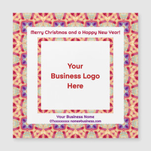 Logotipo de personalizado Magnético Feliz Navidad
