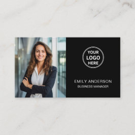 Logotipo de Personalizado moderno Foto Tarjeta de 