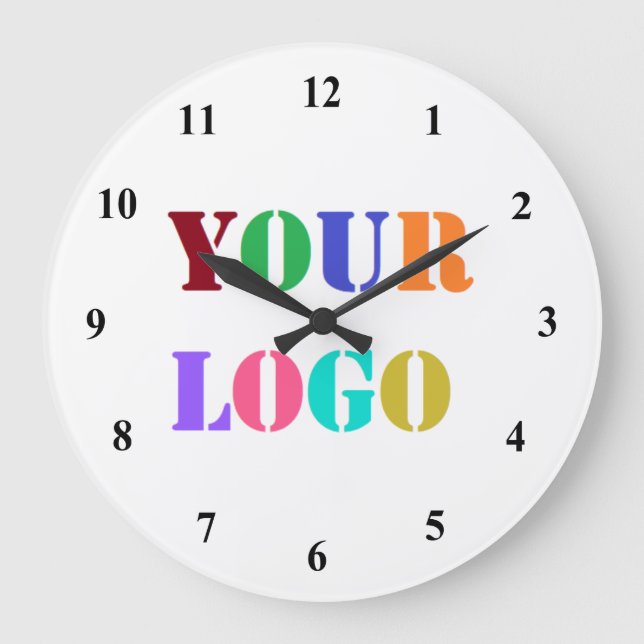 Logotipo de personalizado Reloj de pared promocion (Anverso)