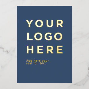 logotipo de personalizado y tarjeta de invitación