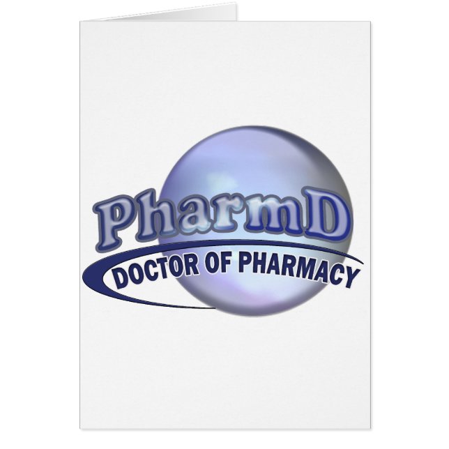 LOGOTIPO de PharmD - MÉDICO de la FARMACIA (Frente)