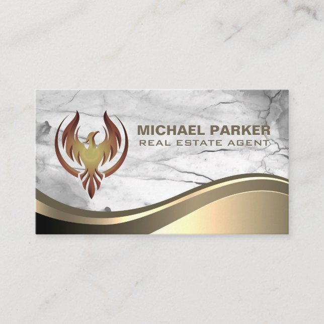 Logotipo de Phoenix | Tarjeta de presentación Marb (Anverso)