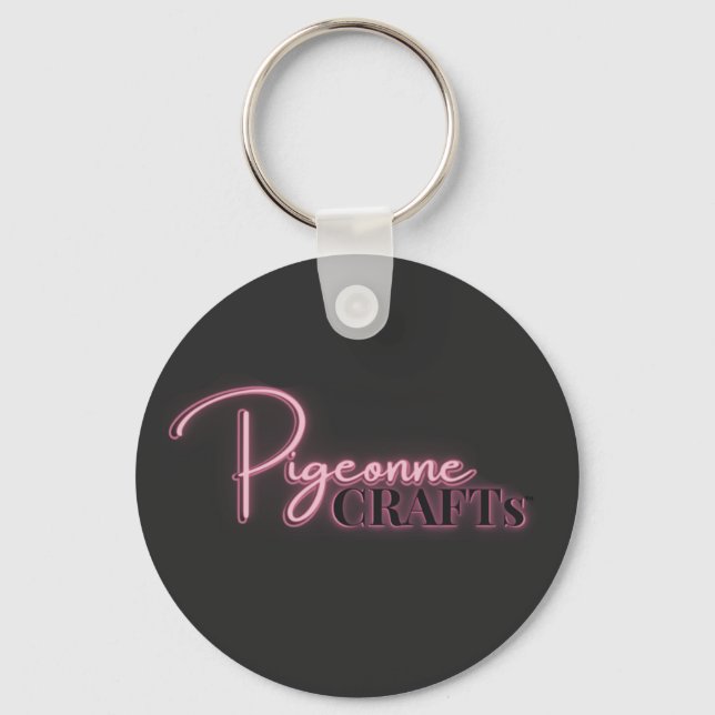 Logotipo de Pigeonne Crafts - Llavero (Anverso)