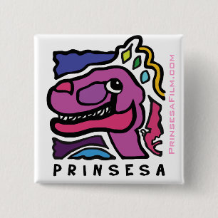 Logotipo de Prinsesa - botón cuadrado
