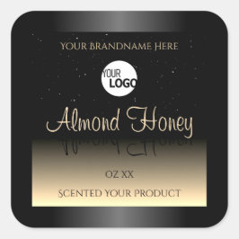 Logotipo de Purpurina de etiquetas de productos el